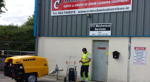 Munster Drains collect brand new IMS Robotic Cutter & Diesel Compressor